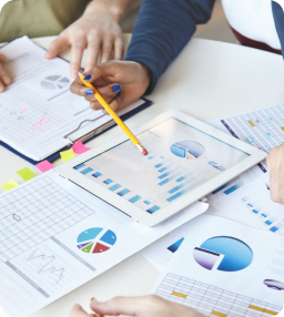 Marketing performance reporting scenario illustration